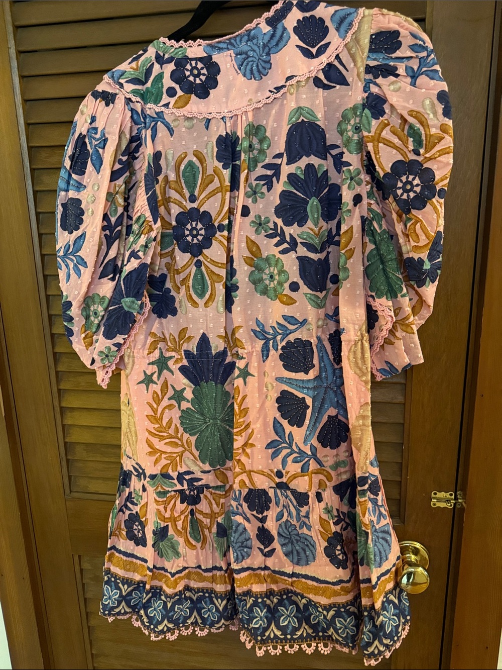 FARM Rio Pink Seashell Tapestry Mini Dress - Picture 10 of 10